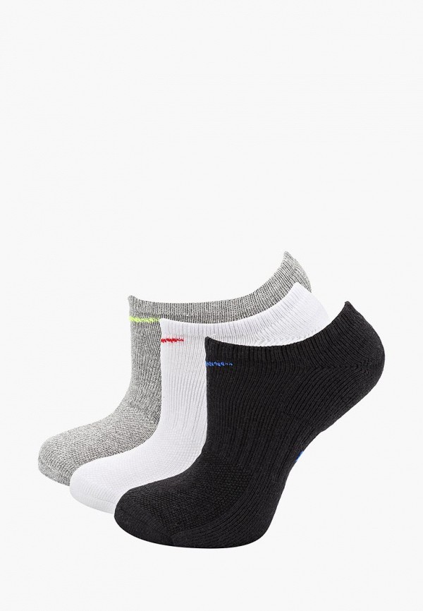 

Комплект Nike, KIDS' PERFORMANCE CUSHIONED NO-SHOW TRAINING SOCKS (3 PAIR, Разноцветный