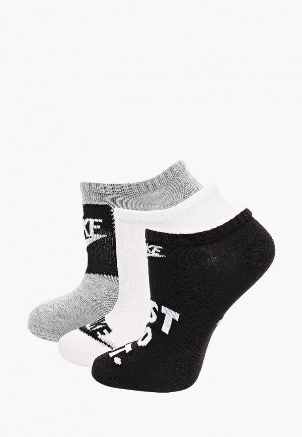 Носки 3 пары Nike, Разноцветный, Y NK EVERYDAY LTWT NS 3PR - HB