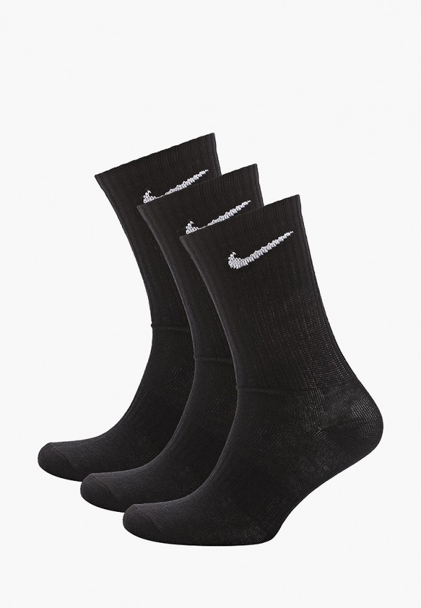 

Носки 3 пары Nike, Черный, U NK EVERYDAY LTWT CREW 3PR