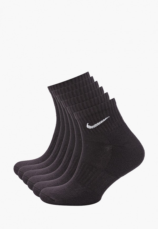 

Носки 6 пар Nike, Черный, U NK EVERYDAY CUSH ANKL 6PR-BD