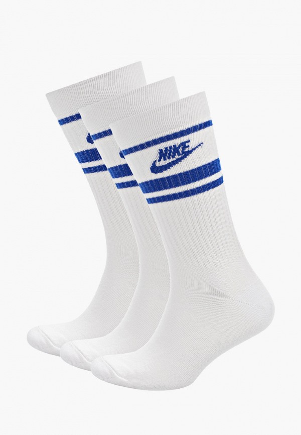 

Носки 3 пары Nike, Белый, U NK CREW NSW ESSENTIAL STRIPE