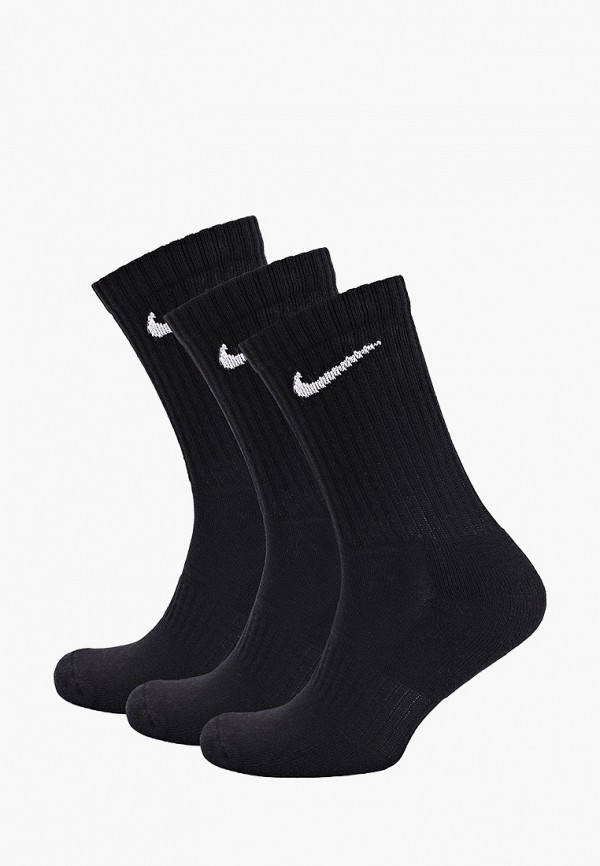 

Носки 3 пары Nike, Черный, Everyday Cushion Crew Training Socks (3 Pair)