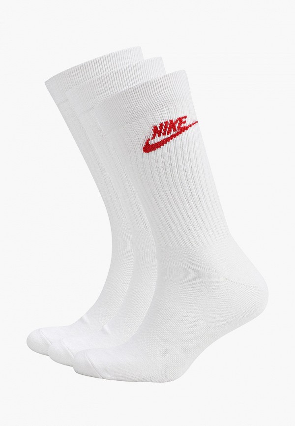 

Носки 3 пары Nike, Белый, U NK NSW EVRY ESSENTIAL CREW