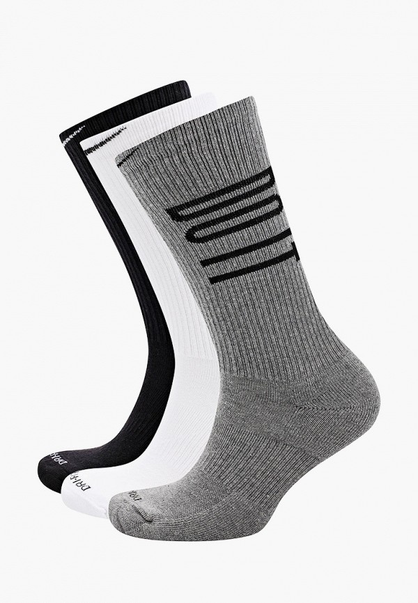 

Носки 3 пары Nike, Разноцветный, U NK EVERYDAY PLUS CUSH ANKLE