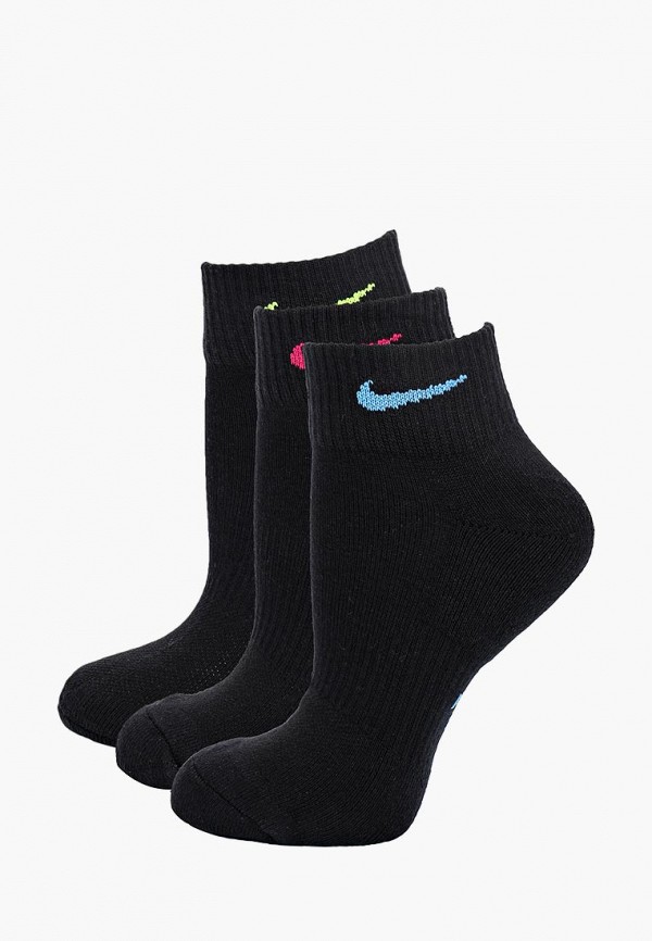 

Комплект Nike, WOMEN'S EVERYDAY CUSHIONED ANKLE TRAINING SOCKS (3 PAIR, Черный