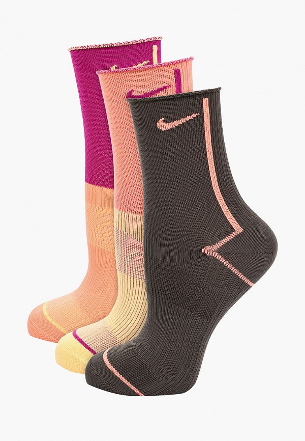 

Носки 3 пары Nike, Разноцветный, W NK EVRY PLUS LTWT ANKLE -3PR