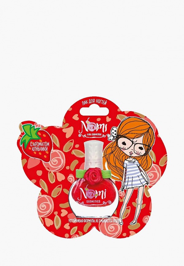 

Лак для ногтей Nomi, Красный, №2 Красная искра (блистер)