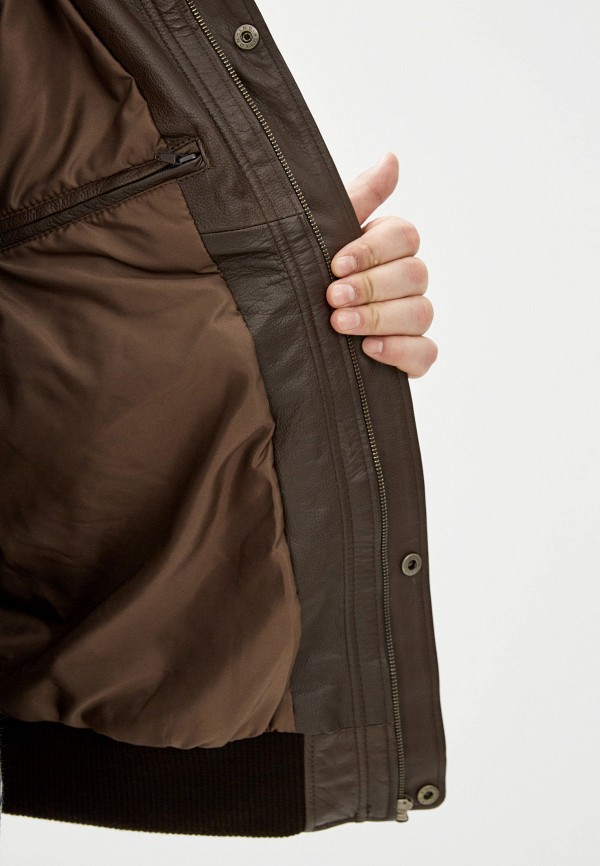 

Куртка кожаная North 56-4, Коричневый, North 56-4 NO034EMHBEK9