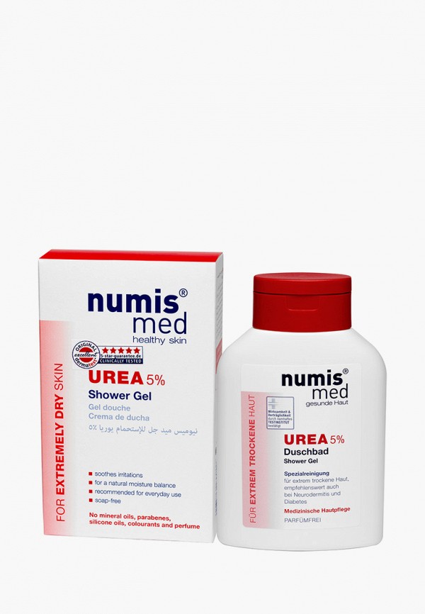 

Гель для душа Numis Med, Прозрачный, с мочевиной 5%, 200 мл