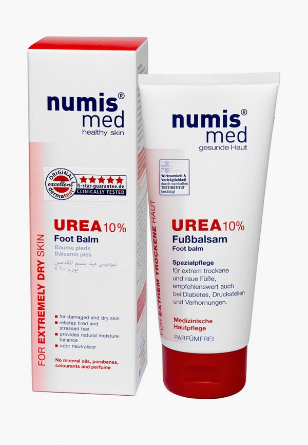 

Бальзам для ног Numis Med, Прозрачный, с мочевиной 5%, 100 мл