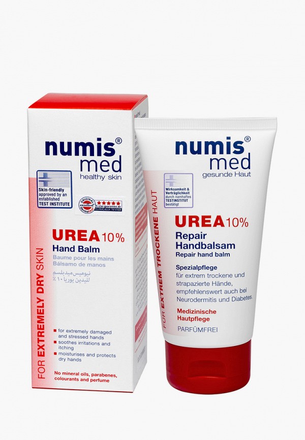

Крем для рук Numis Med, Прозрачный, с мочевиной 10%, 75 мл