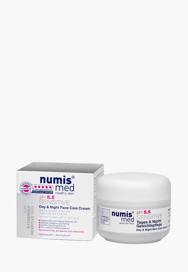 

Крем для лица Numis Med, Белый, "СЕНСИТИВ рН 5,5", 50 мл