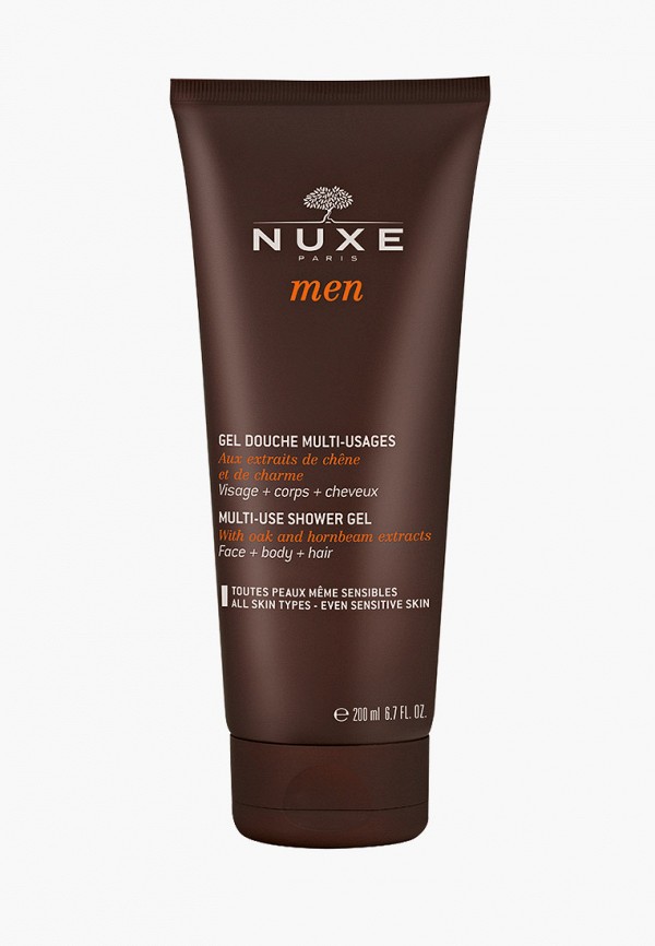 

Гель для душа Nuxe, Прозрачный, NUXE MEN, 200 мл