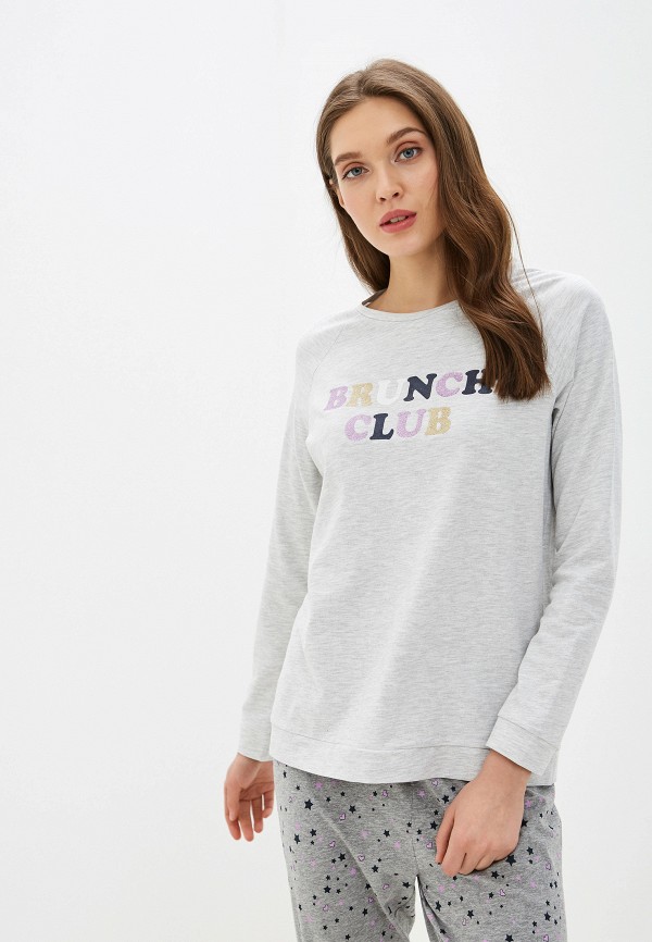 

Лонгслив домашний NYMOS, Серый, NYMOS NY002EWGJNW4