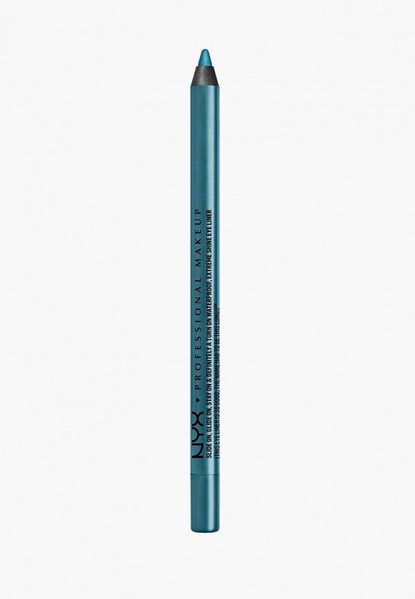 

Карандаш для глаз Nyx Professional Makeup, Бирюзовый, Slide On Pencil, оттенок 12, Azure, 1 г