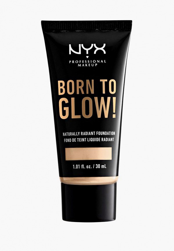 

Тональное средство Nyx Professional Makeup, Бежевый, Born To Glow Naturally Radiant Foundation, оттенок 01, Pale, 30 мл