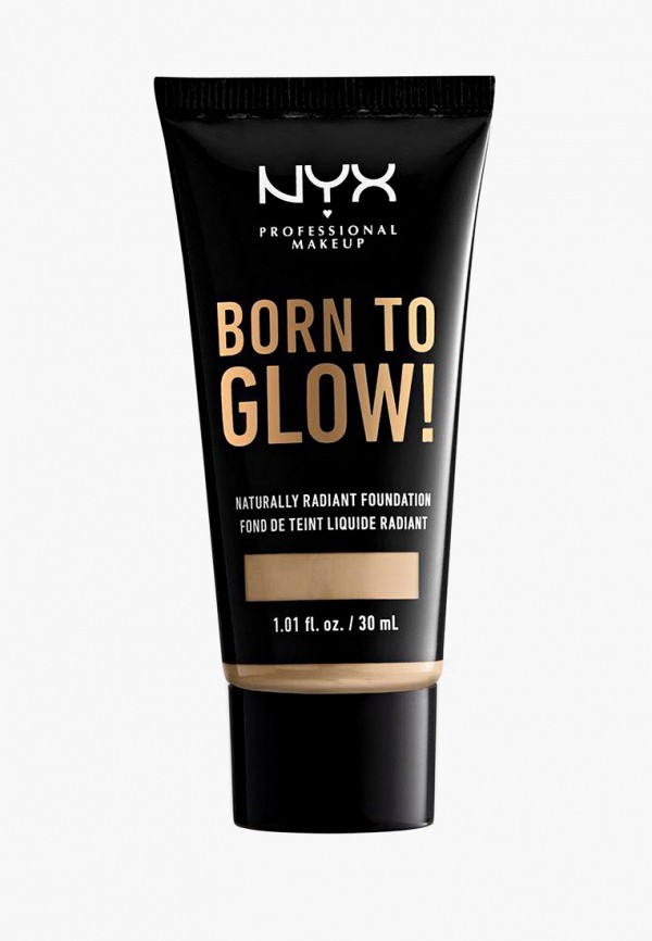 

Тональное средство Nyx Professional Makeup, Бежевый, Born To Glow Naturally Radiant Foundation, оттенок 6.5, Nude, 30 мл