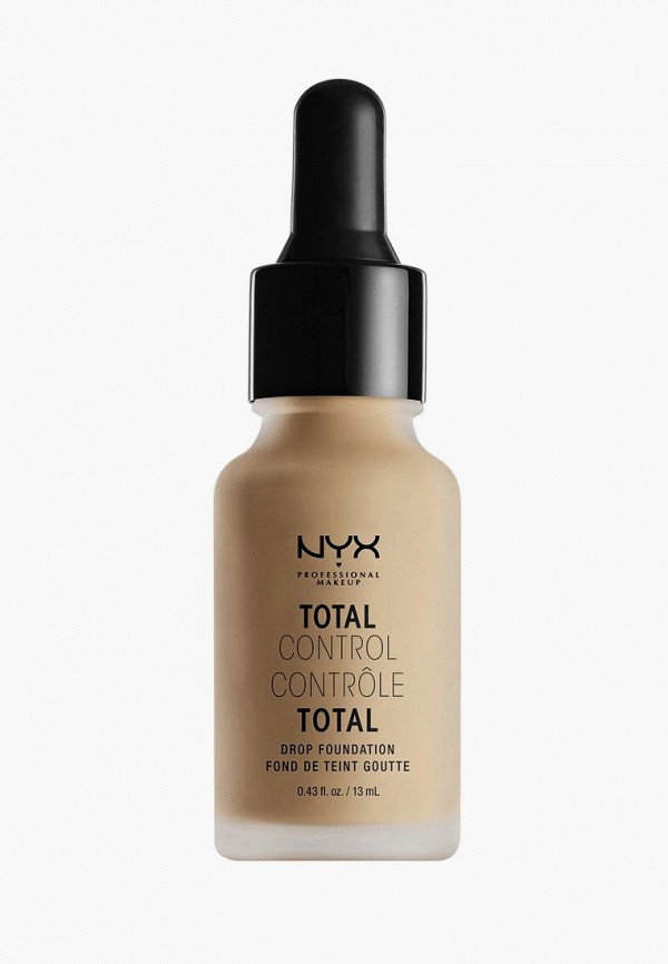 

Тональное средство Nyx Professional Makeup, Бежевый, Total Control Drop Foundation, оттенок 09, Medium Olive, 13 мл