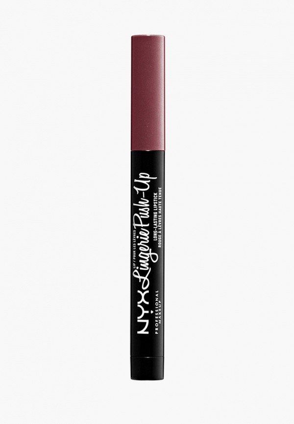 

Помада Nyx Professional Makeup, Бордовый, Lip Lingerie Push-Up Long-Lasting Lipstick Матовая помада, оттенок 20 French Maid, 1,5 г