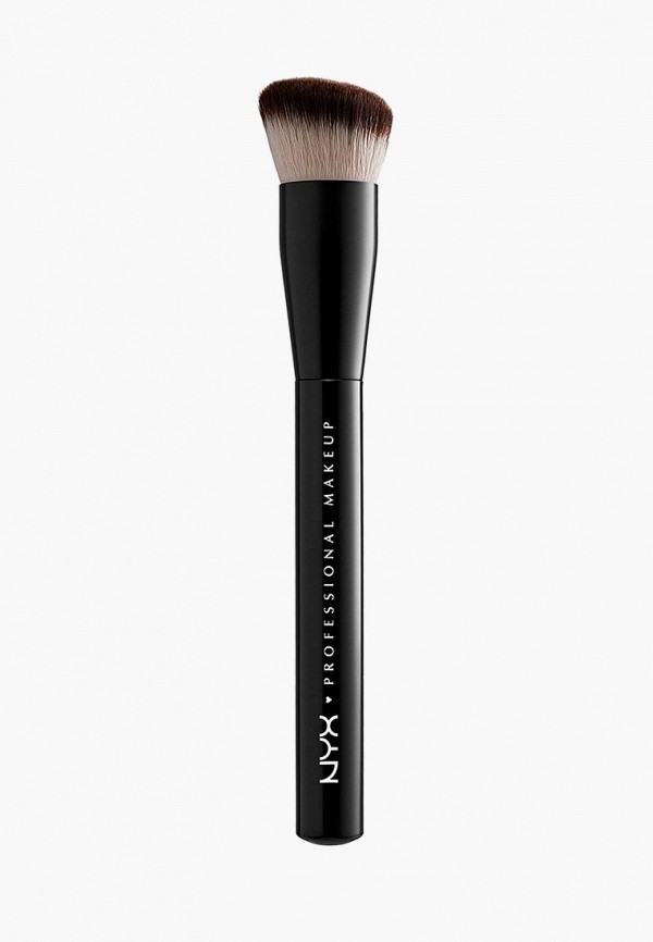 

Кисть для лица Nyx Professional Makeup, Черный, Can't Stop Won't Stop Foundation Brush для нанесения тона