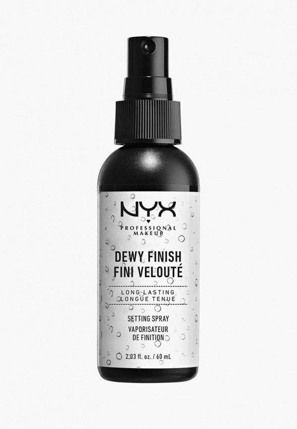 

Фиксатор для макияжа Nyx Professional Makeup, Прозрачный, Make Up Setting Spray, оттенок 02, Dewy, 60 мл