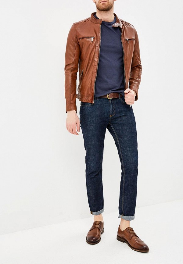 

Куртка кожаная Oakwood; Oakwood OA002EMAFPP0, Коричневый