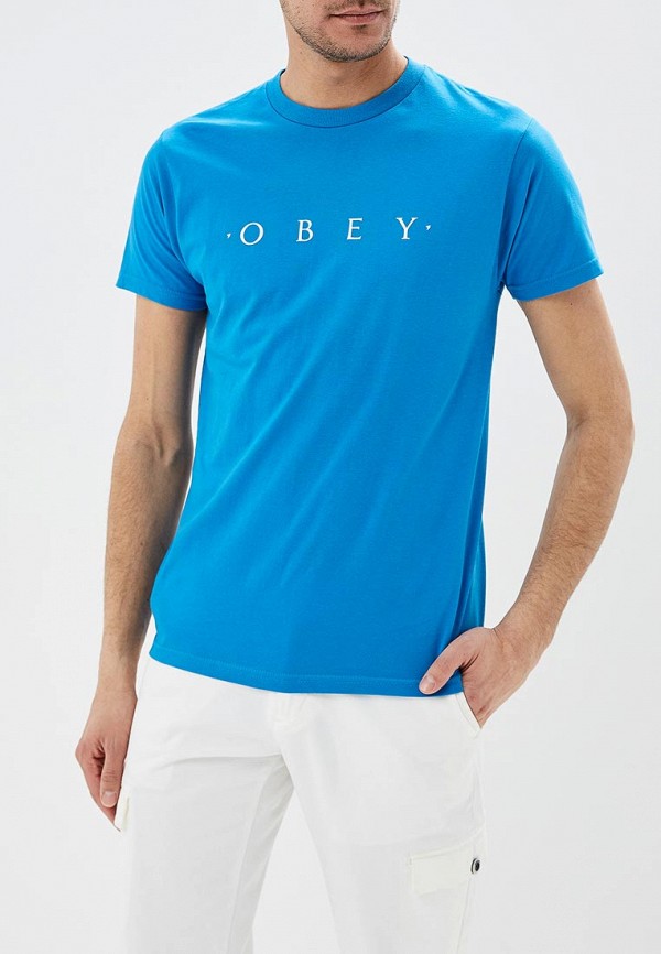 

Футболка Obey, Синий