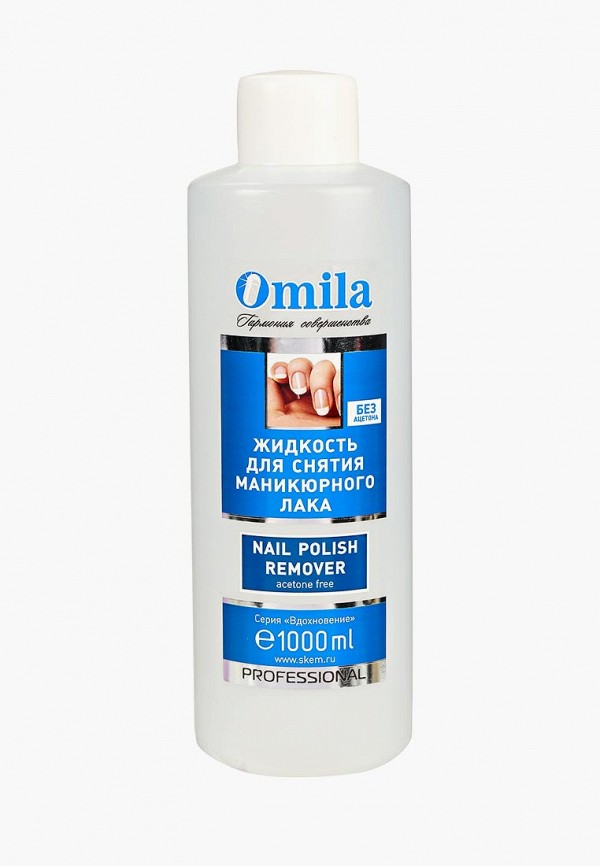 

Средство для снятия лака Omila, Прозрачный, Айсберг, без ацетона, 1000 мл