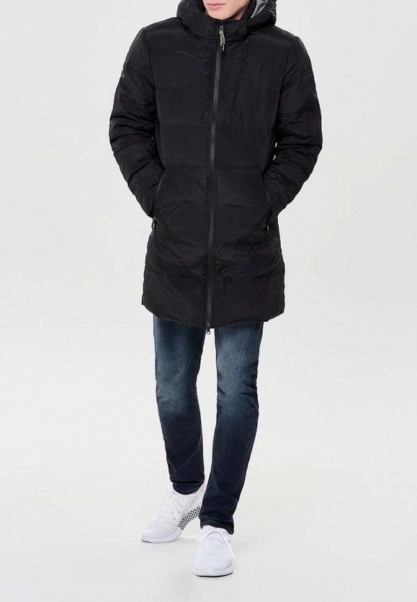 

Пуховик Only & Sons; Only & Sons ON013EMBKNH1, Черный