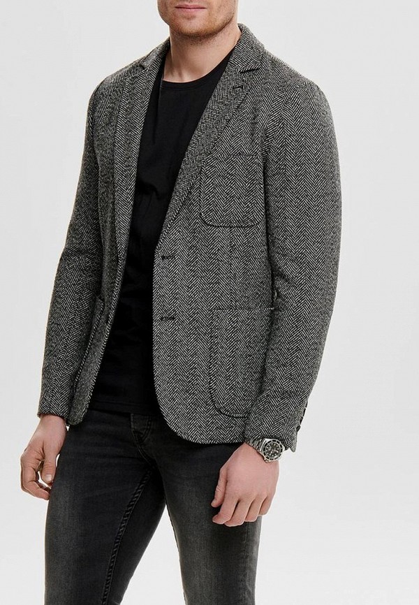 

Пиджак Only & Sons, Only & Sons ON013EMBKNQ0, Серый