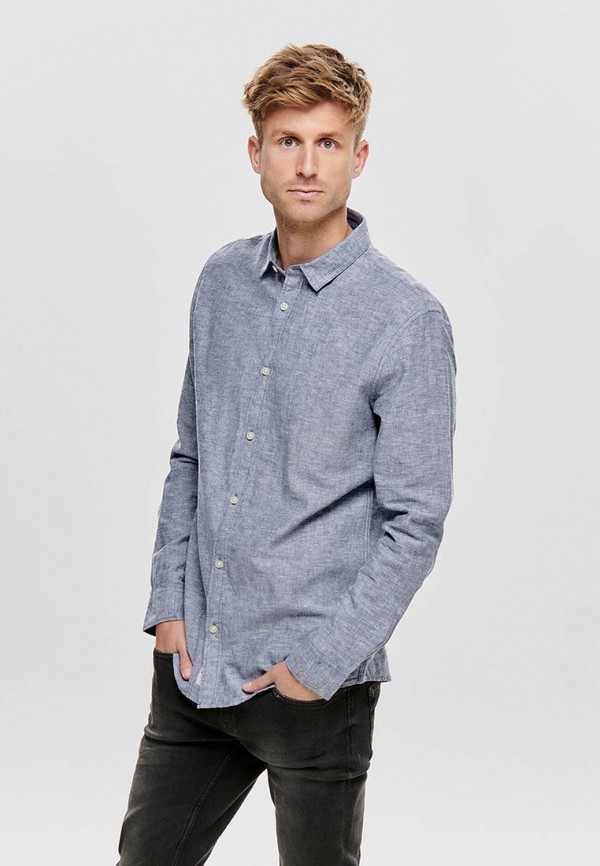 

Рубашка Only & Sons, Синий, Only & Sons ON013EMHJCC4