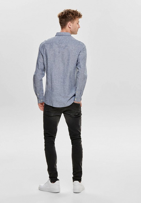 

Рубашка Only & Sons, Синий, Only & Sons ON013EMHJCC4