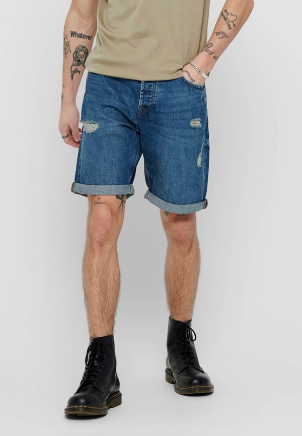 

Шорты джинсовые Only & Sons, Синий, Only & Sons ON013EMHJCE5