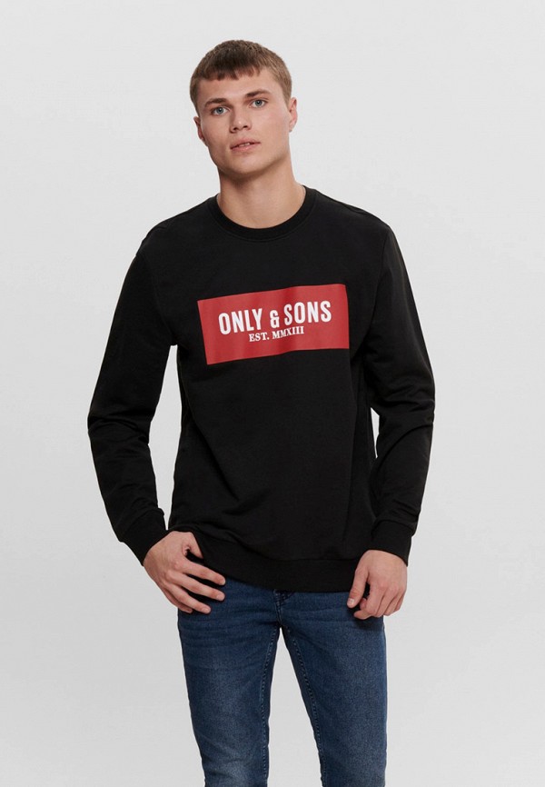 

Свитшот Only & Sons, Черный, Only & Sons ON013EMHJCG3