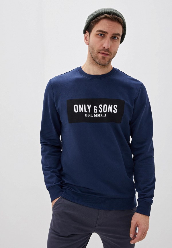 

Свитшот Only & Sons, Синий, Only & Sons ON013EMHJCL9
