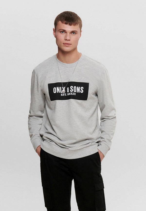 

Свитшот Only & Sons, Серый