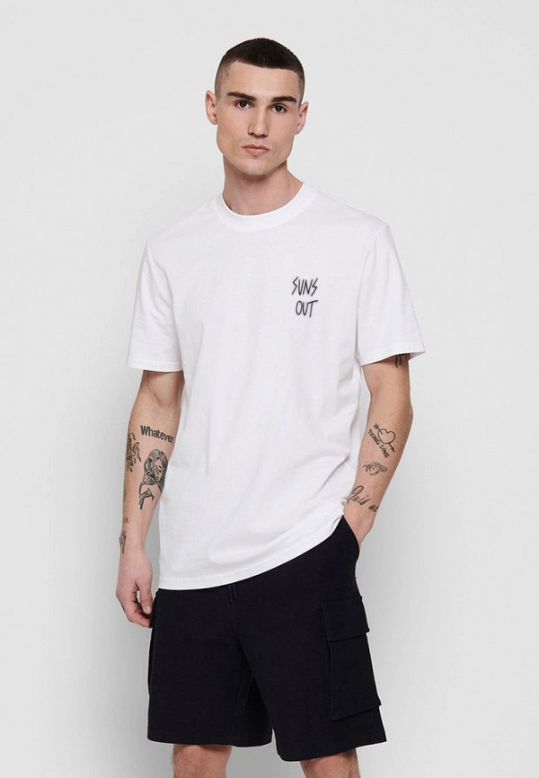 

Футболка Only & Sons, Белый, Only & Sons ON013EMHXCR2