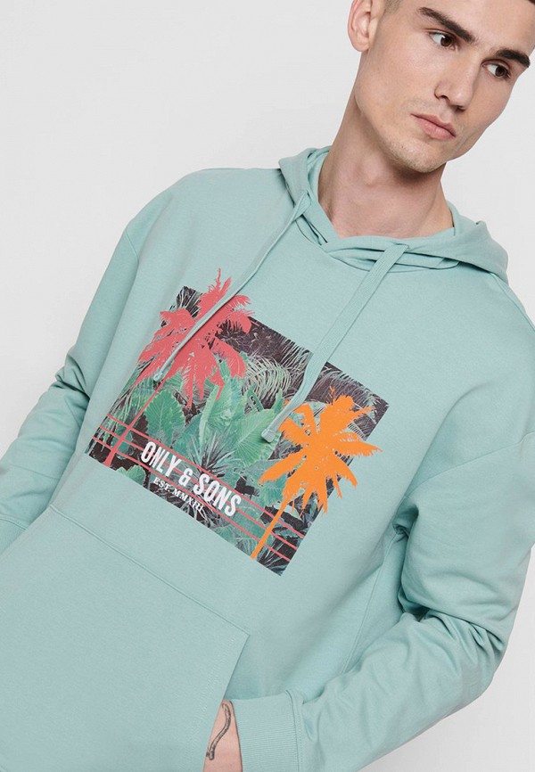 

Худи Only & Sons, Бирюзовый, Only & Sons ON013EMHXCR9