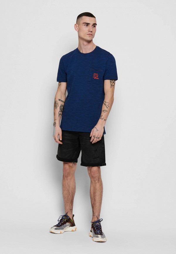 

Футболка Only & Sons, Синий, Only & Sons ON013EMHXDG2
