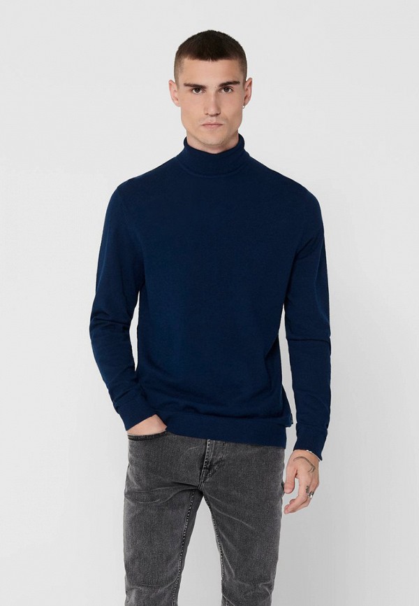 

Водолазка Only & Sons, Синий