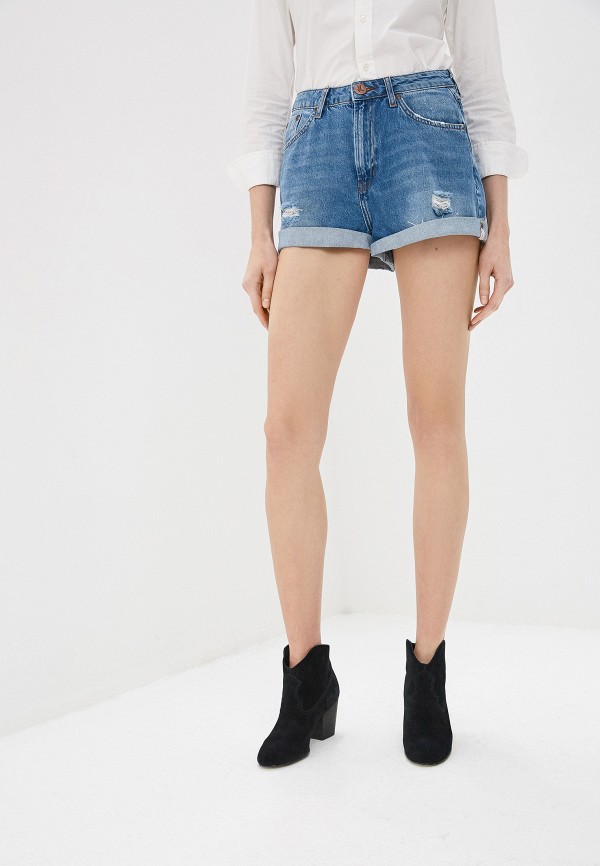 

Шорты джинсовые One Teaspoon, Синий, BANDITS HIGH WAIST