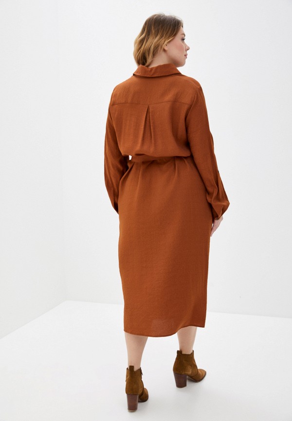 

Платье Only Carmakoma, Коричневый, Only Carmakoma ON019EWHSXC8