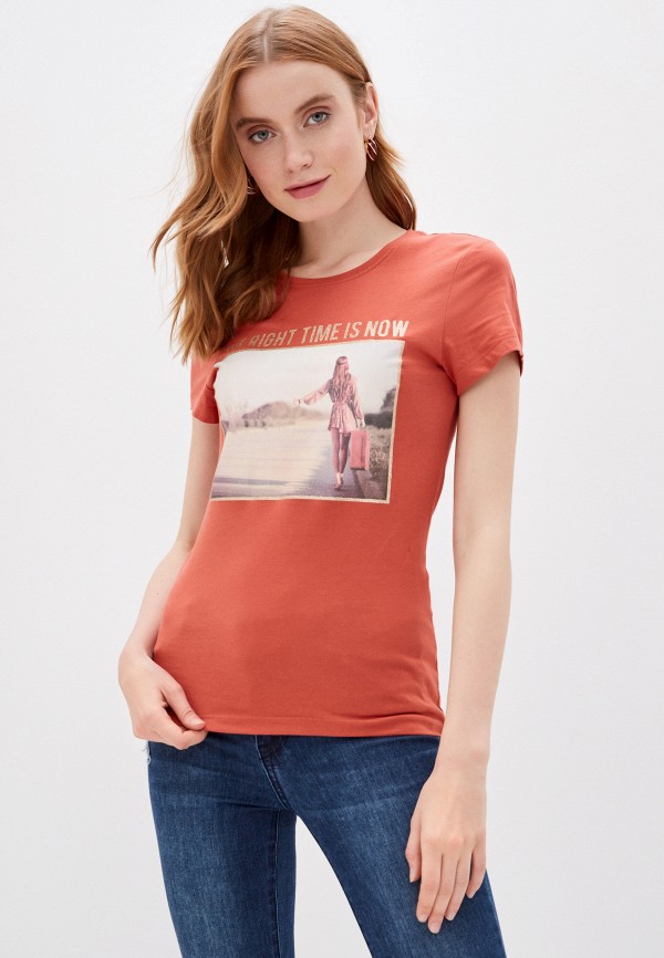 

Футболка Only, Коралловый