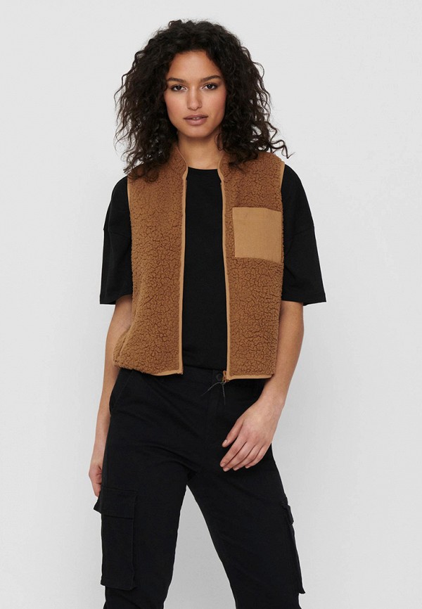 фото Жилет меховой only