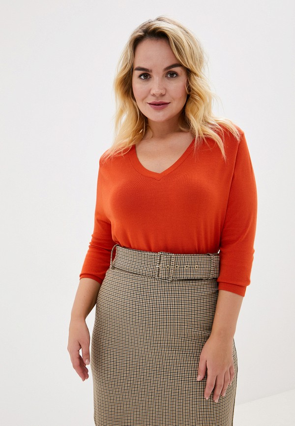 Пуловер  - оранжевый цвет
