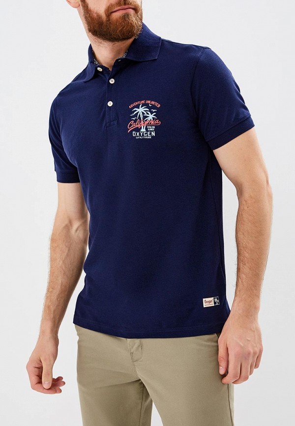 Поло  - синий цвет