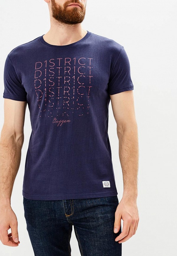 Футболка  - синий цвет