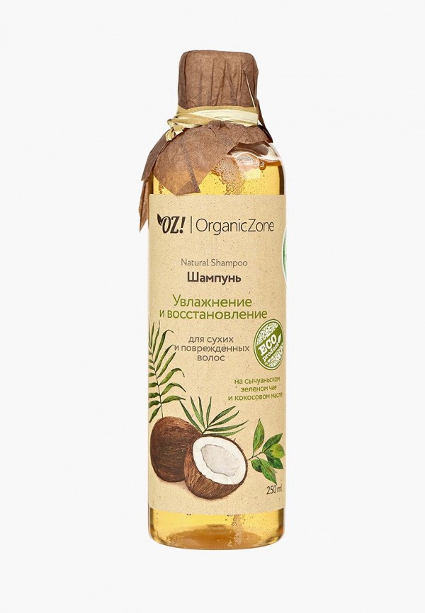 

Шампунь OZ! OrganicZone, Прозрачный, для сухих и поврежденных волос "Увлажнение и восстановление", 250 мл