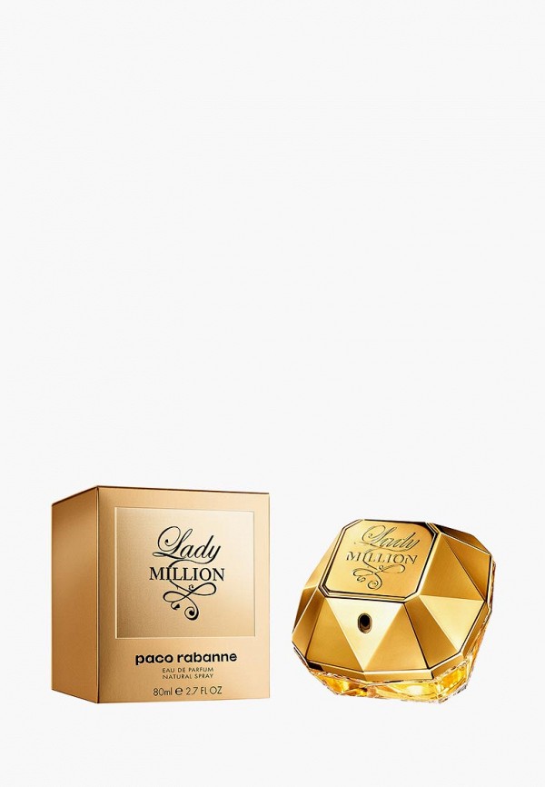 

Парфюмерная вода Paco Rabanne, Прозрачный, Lady Million, 80 мл