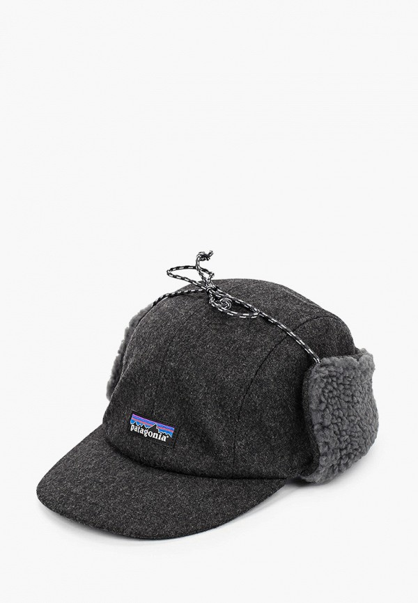 

Кепка Patagonia, Серый, Recycled Wool Ear Flap Cap